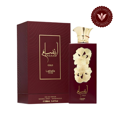 Lattafa Pride Ansaam Gold Eau de Parfum 100ml - Long Lasting Luxury Floral Fragrance for Women