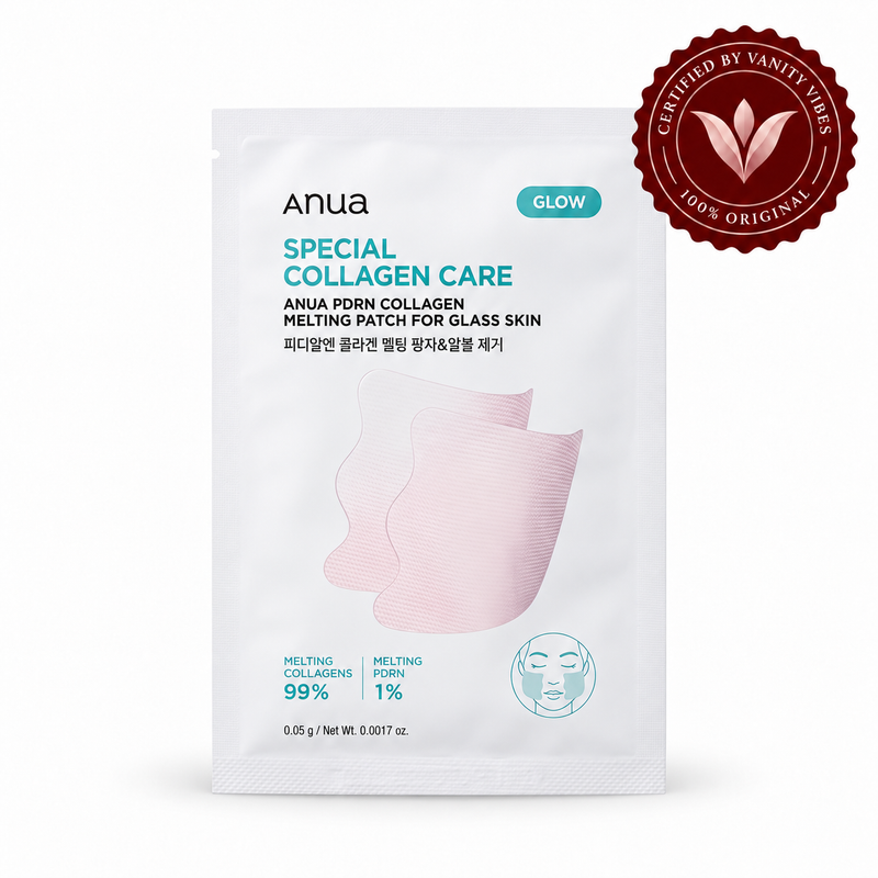 Anua PDRN Collagen Melting Patch for Glass Skin (1 Piece) with Vanity Vibes seal