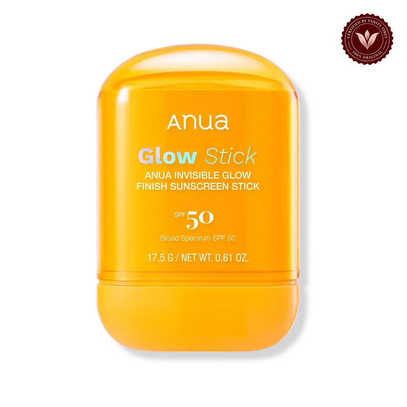 Anua Invisible Glow Finish Sunscreen Stick SPF50 PA++++ 18g additional product image with Vanity Vibes seal