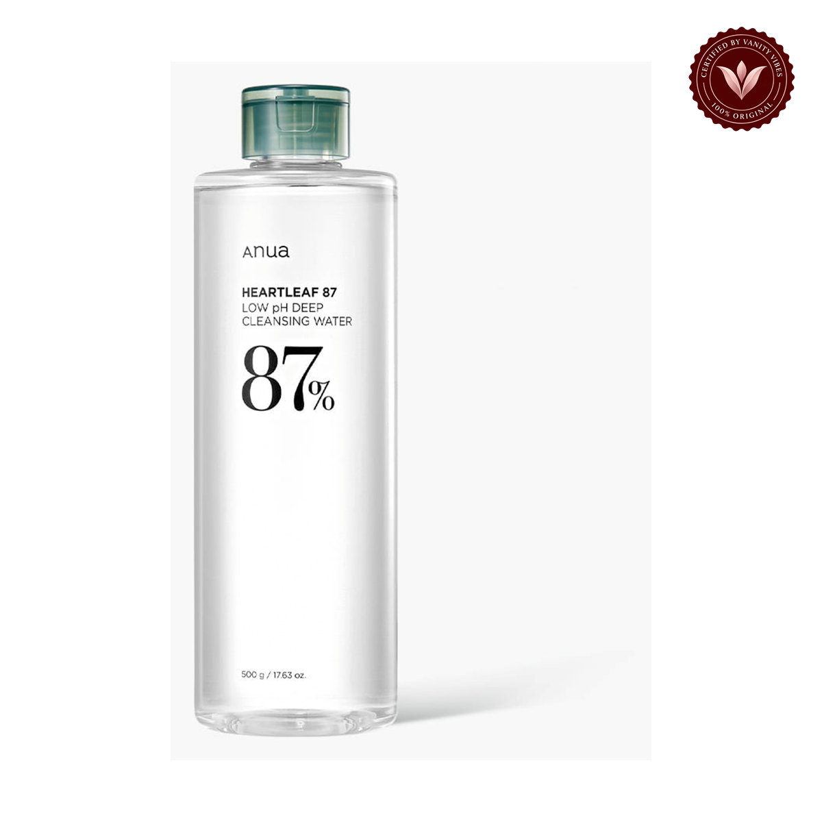 Anua Heartleaf Low pH Deep Cleansing Water 500g alternate bottle view