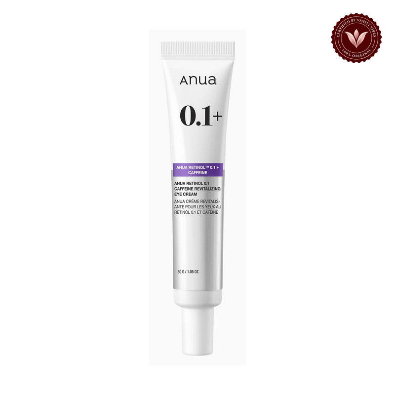 Anua Retinol 0.1 Caffeine Revitalizing Eye Cream 30g front packshot