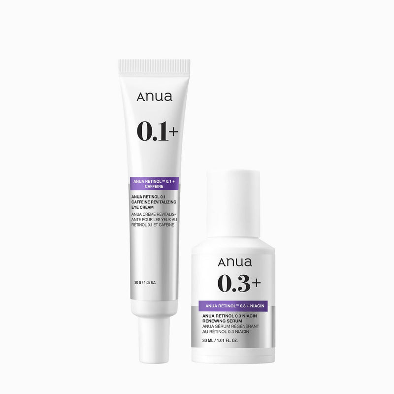 Anua Retinol Anti-Aging Duo (Serum 30ml + Eye Cream 30g)