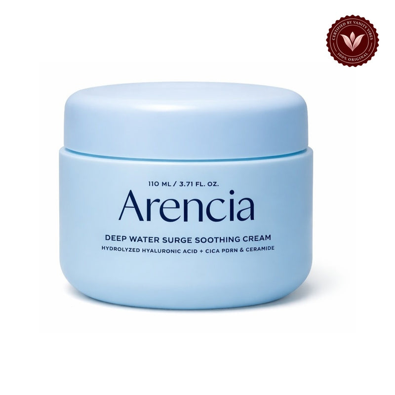 Arencia Deep Water Surge Soothing Cream 110ml front-facing product image on white