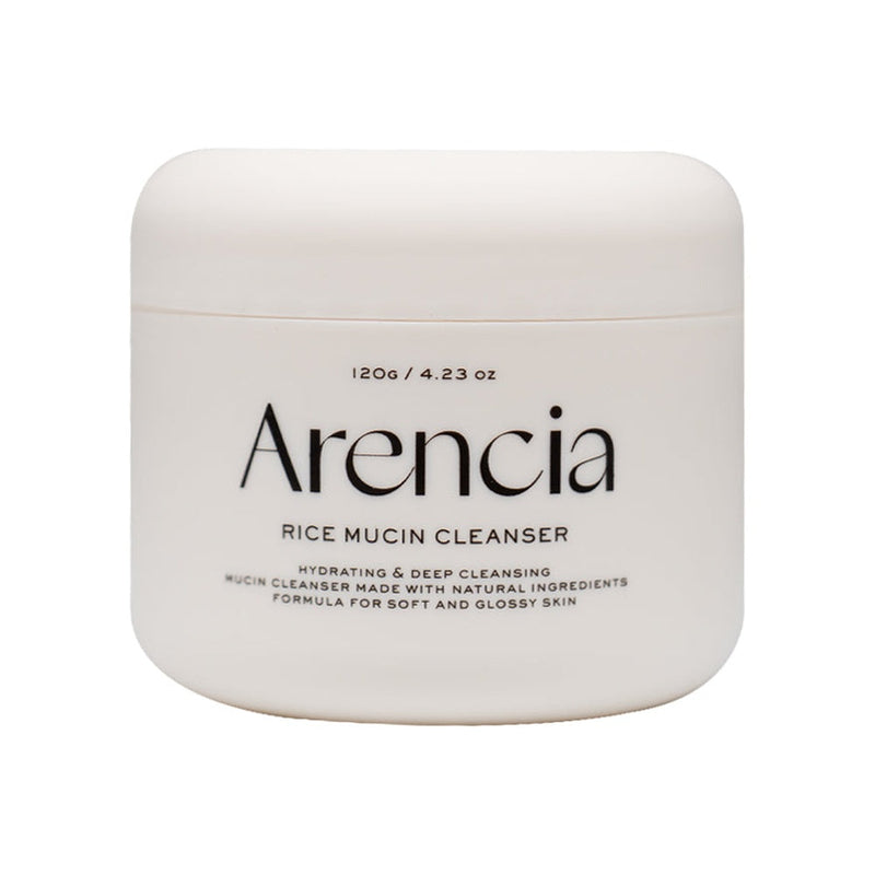 Arencia Rice Mucin Cleanser by Arencia Artisans 120 g Gentle Hydrating & Brightening Cleanse (K Beauty) packaging and product detail