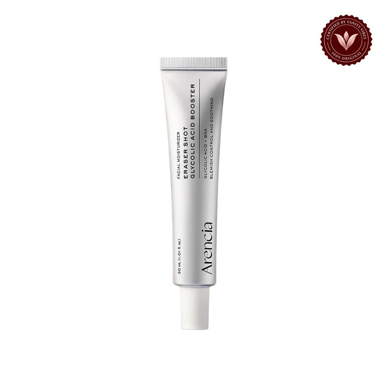 Arencia Eraser Shot Glycolic Acid Booster 30ml front-facing product image on white