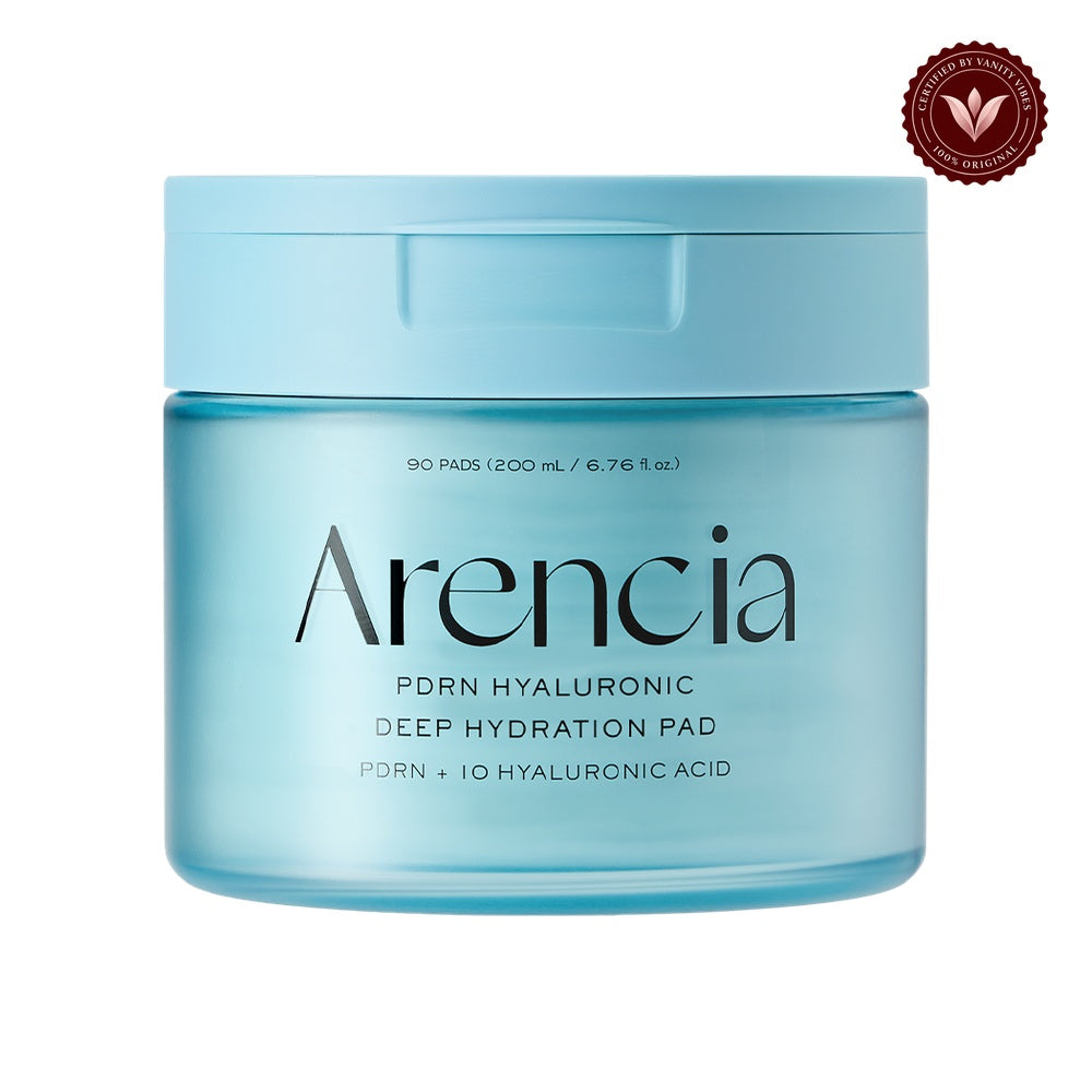 Arencia PDRN + Hyaluronic Deep Hydration Pads 90 Pads front-facing product image on white