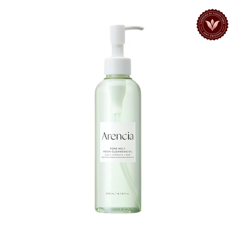 Arencia Pore Melt Mochi Cleansing Oil 200ml front-facing product image on white