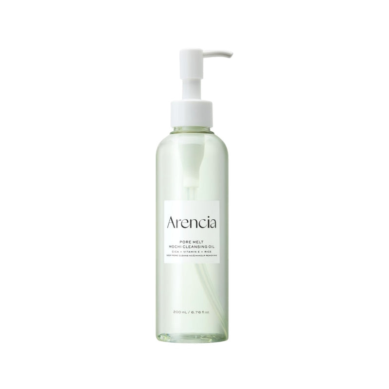 Arencia Pore Melt Mochi Cleansing Oil 200ml product packaging and detail image