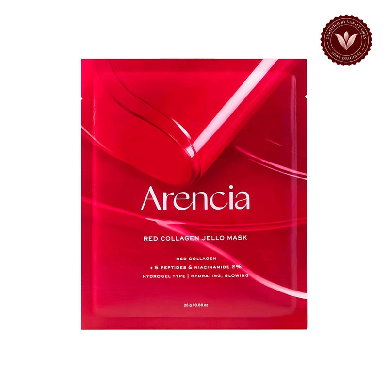 Arencia Red Collagen Jello Mask 25g front-facing product image on white