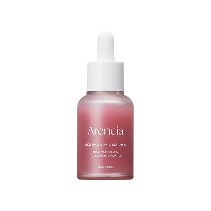 Arencia Red Smoothie Serum 8 30ml product packaging and detail image