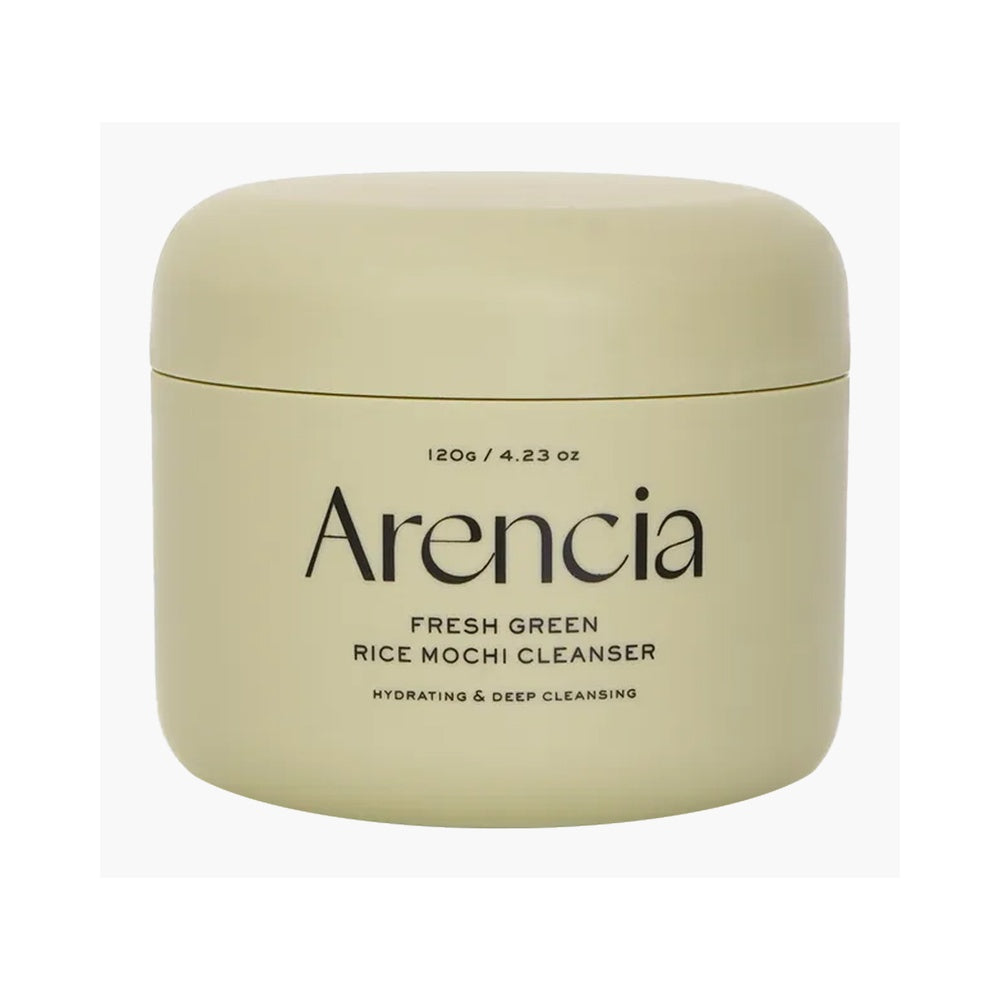 Arencia Rice Mochi Cleanser 120g product packaging and detail image