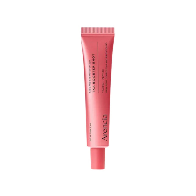 Arencia TXA Booster Shot Face & Eye Moisturizer 30ml product packaging and detail image
