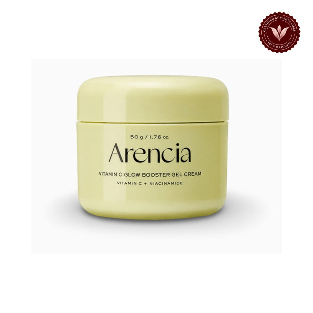 Arencia Vitamin C Glow Booster Gel Cream 50g front-facing product image on white