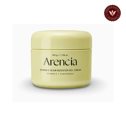 Arencia Vitamin C Glow Booster Gel Cream 50g front-facing product image on white