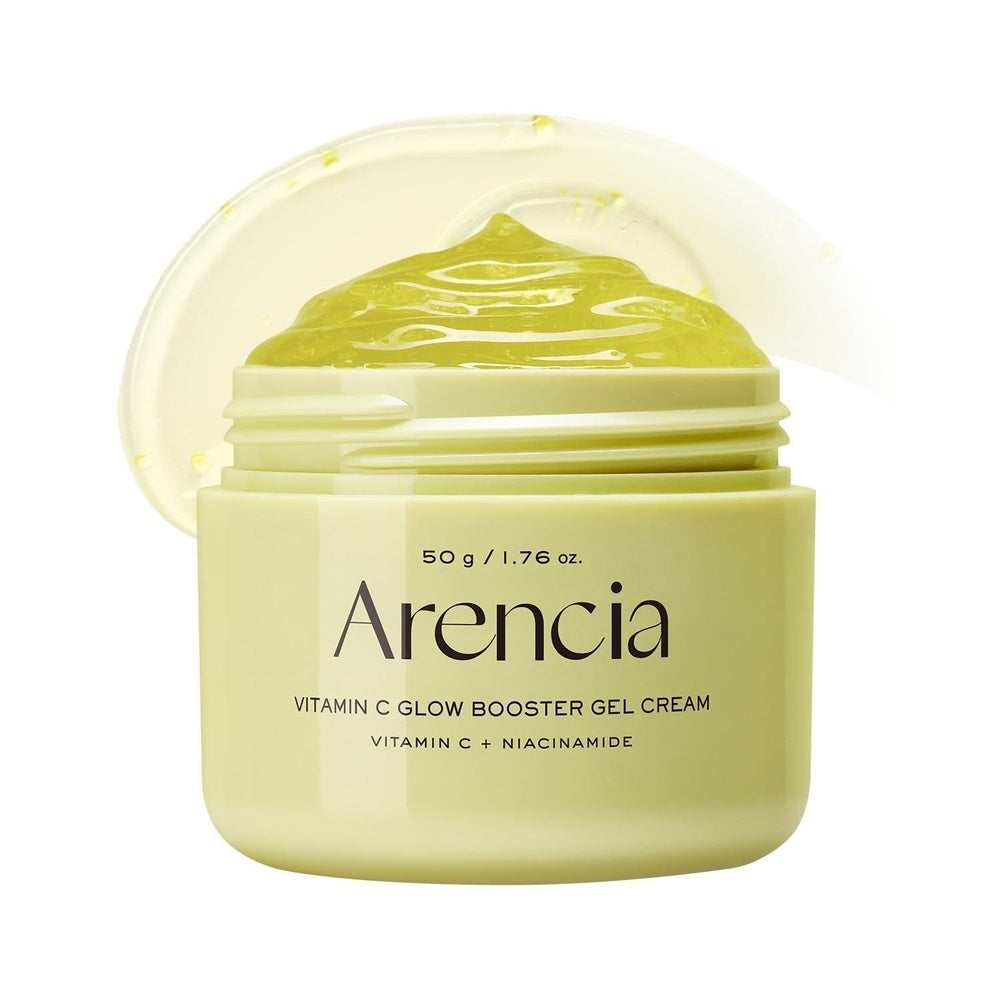 Arencia Vitamin C Glow Booster Gel Cream 50g product packaging and detail image