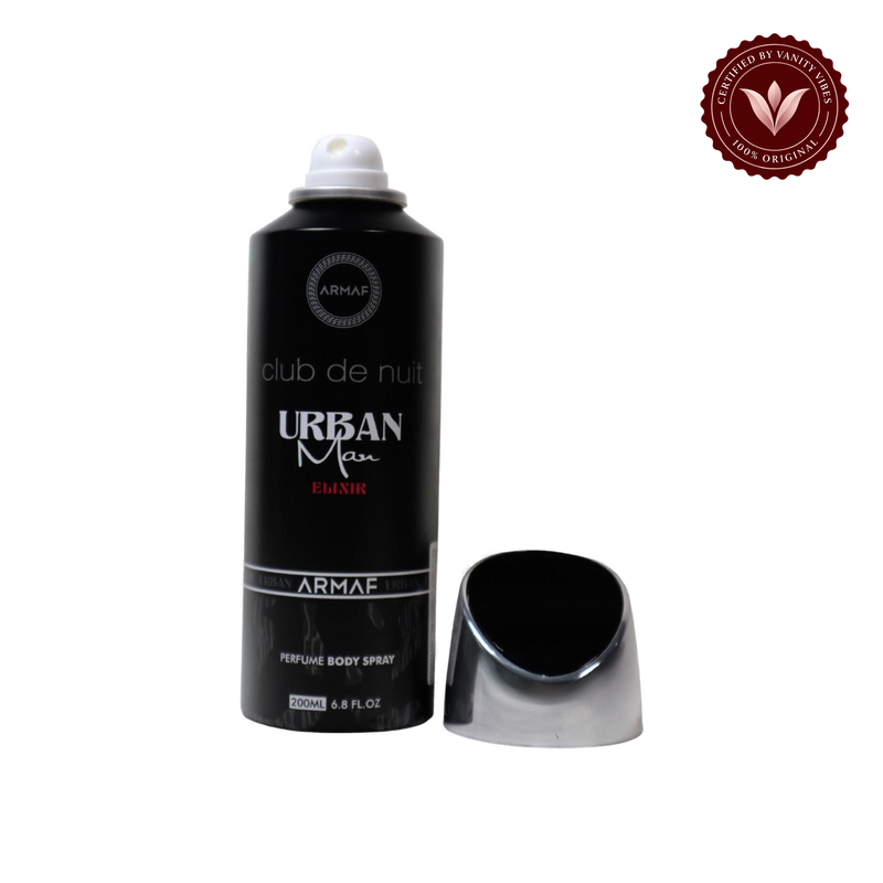 Armaf Club De Nuit Urban Man Elixir Body Spray for Men- 200ml — alternate product view, transparent background