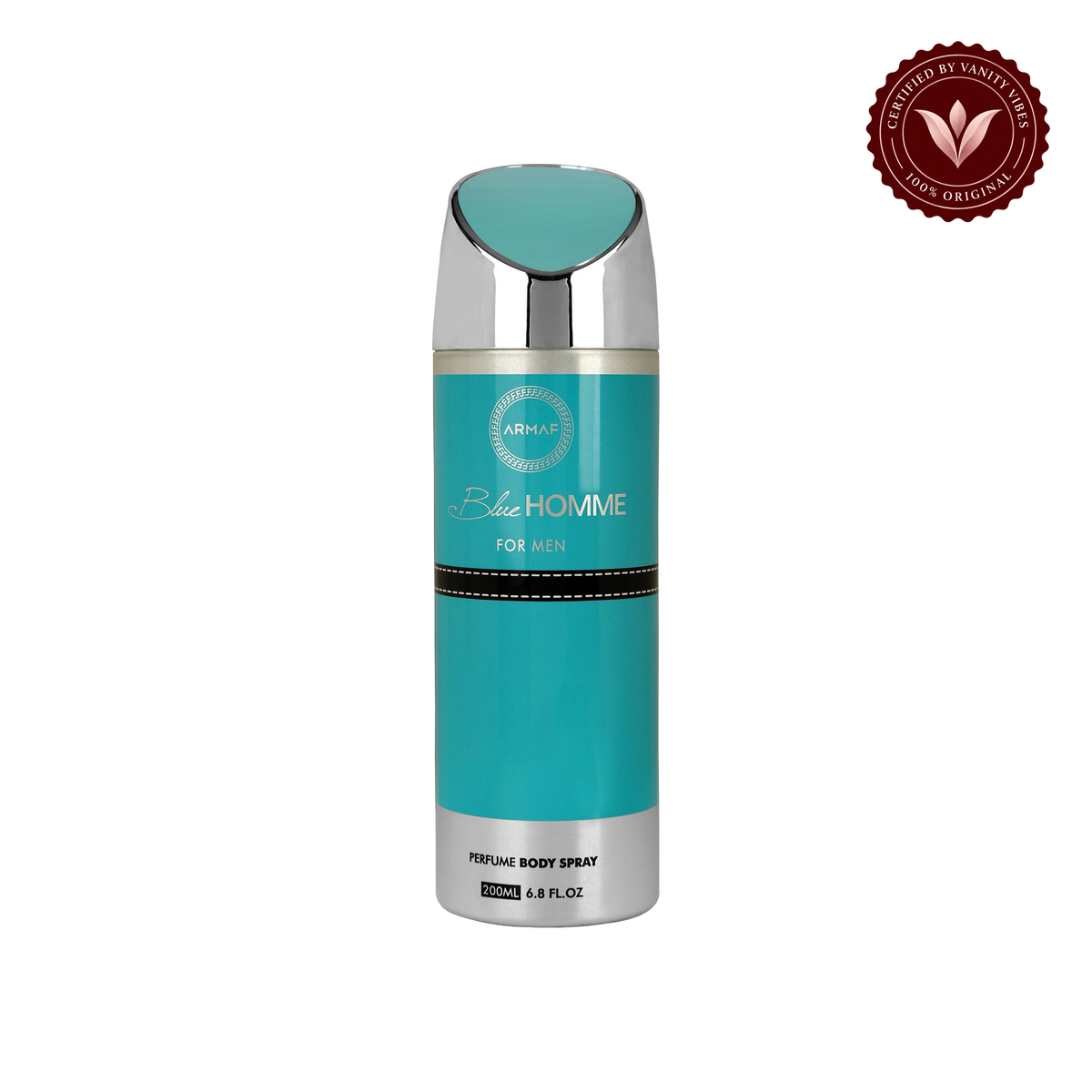Armaf Blue Homme for Men Body Spray-200ml — front single product, transparent background
