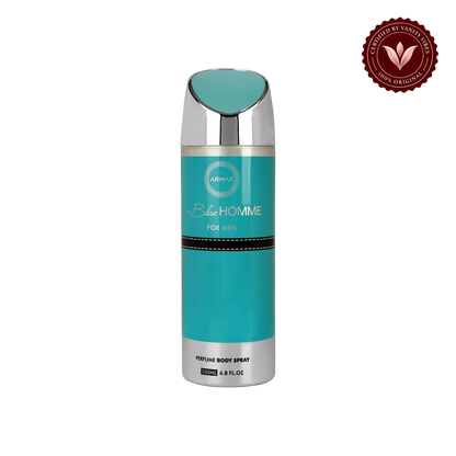 Armaf Blue Homme for Men Body Spray-200ml — front single product, transparent background