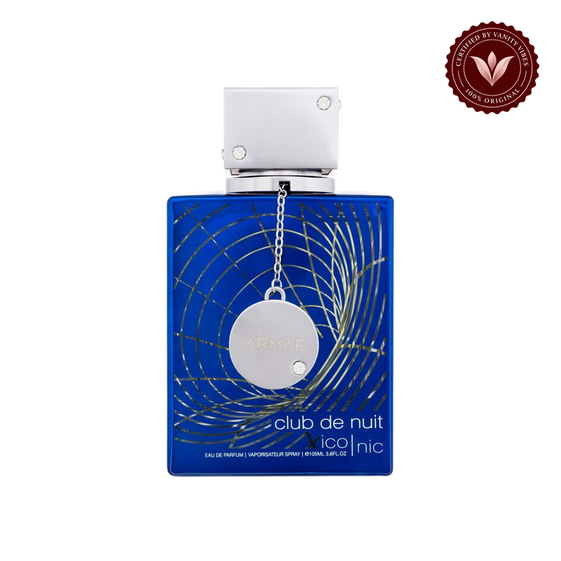Armaf Club de Nuit Blue Iconic for men Eau De Parfum 105ml/200ML — front single product, transparent background