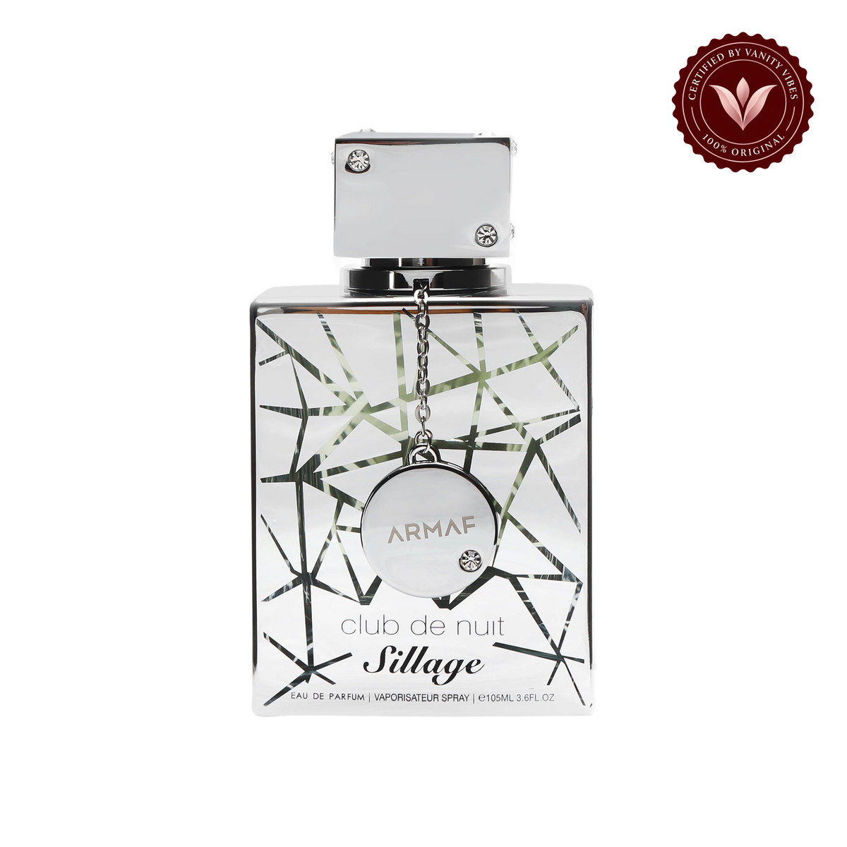 Armaf Club De Nuit Sillage Eau De Parfum, Fragrance For Men, 105ml — front single product on transparent background