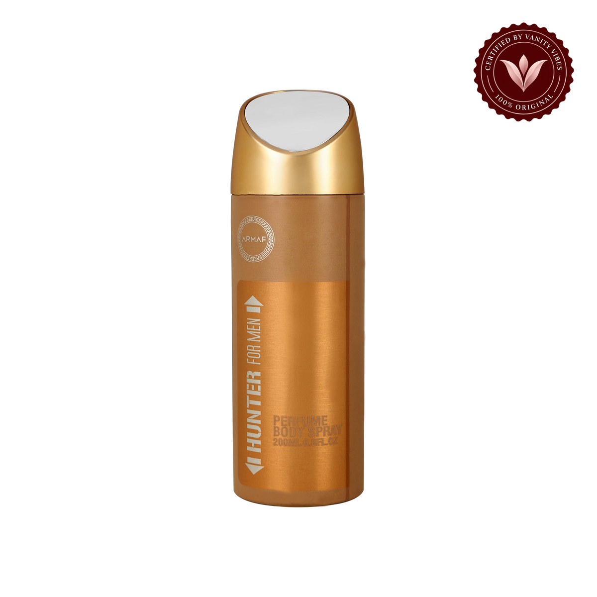 Armaf Hunter Perfume Body Spray 200ml for Men — front product view, transparent background
