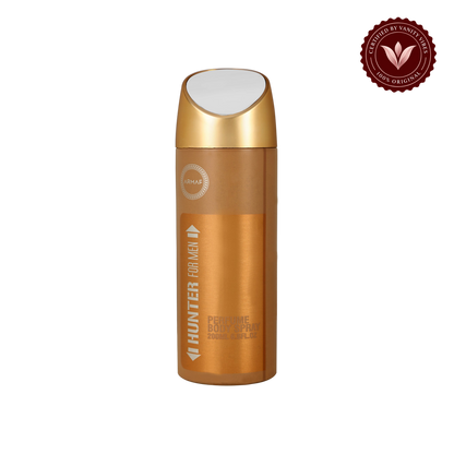 Armaf Hunter Perfume Body Spray 200ml for Men — front product view, transparent background
