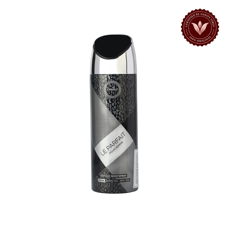 Armaf Le Parfait Pour Homme Men Deodorant Body Spray- 200ml — front product view, transparent background