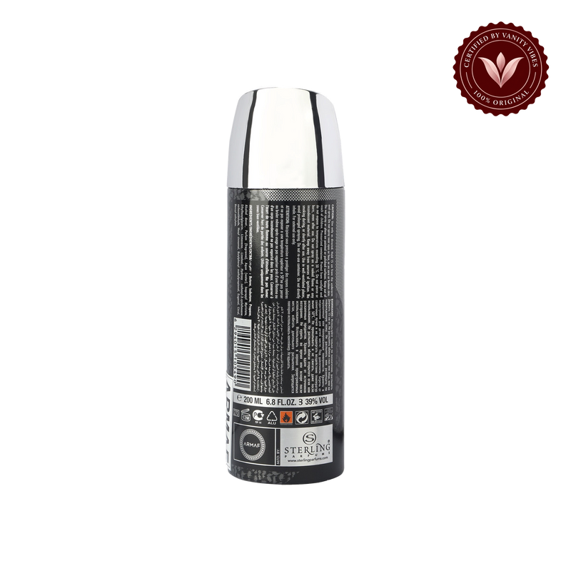 Armaf Le Parfait Pour Homme Men Deodorant Body Spray- 200ml — alternate product view, transparent background
