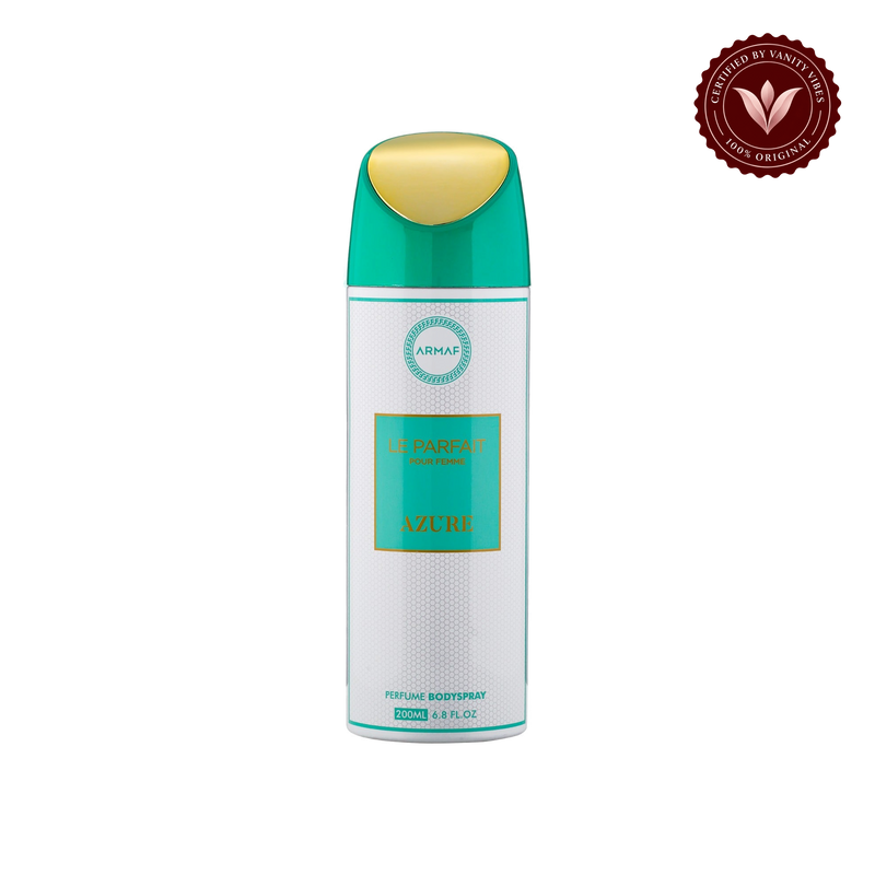 Armaf Le Parfait Azure Women Body Spray 200ml — front product view, transparent background