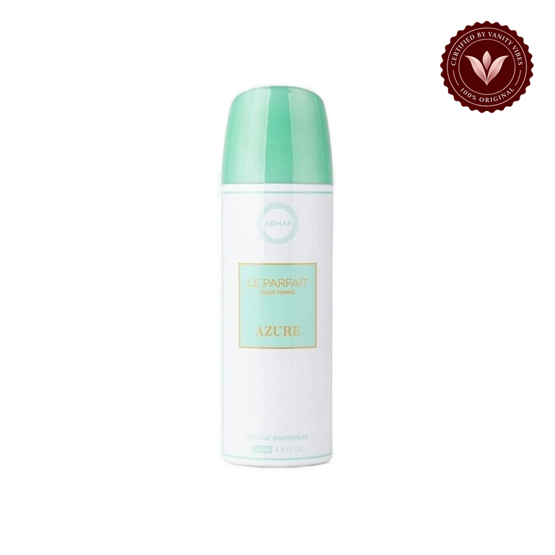 Armaf Le Parfait Azure Women Body Spray 200ml — alternate product view, transparent background
