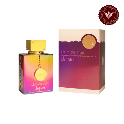 Armaf Club De Nuit Untold Eau De Parfum 105ml For Women & Men - Long Lasting Luxury Unisex Fragrance — alternate product on transparent background