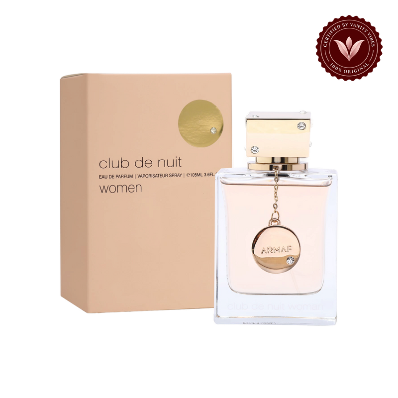 Armaf Club De Nuit Eau de Parfum 105ml for Women - Long Lasting Luxury Floral Perfume Spray Original Authentic Fragrance — alternate product view, transparent background