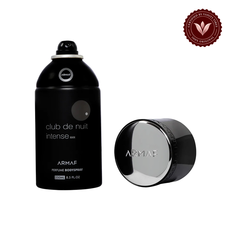 Armaf Club De Nuit Intense Perfumed Body Spray 250ml Long-Lasting Bold & Masculine Fragrance — alternate product on transparent background