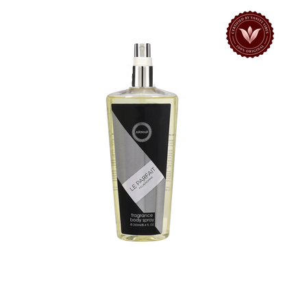 Armaf Le Parfait Pour Homme Fragrance Body Mist for Men 250ml - Long Lasting Masculine Perfume Spray — alternate product view, transparent background
