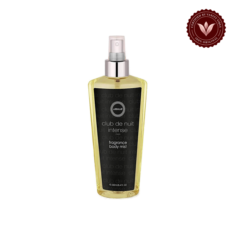 Armaf Club de Nuit Intense Men Fragrance Body Mist 250ml - Long Lasting Bold & Masculine Perfume Spray — alternate product on transparent background
