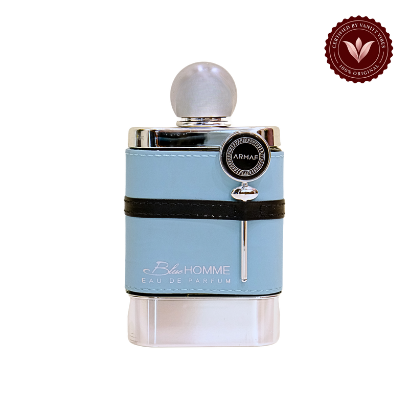 Armaf Blue Homme Eau de Parfum 100ml - Long Lasting Fresh Masculine Fragrance for Men — front single product, transparent background