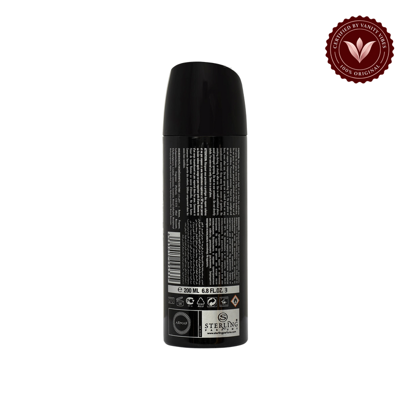 Armaf Opus Homme Deodorant for Men 200ml Body Spray — alternate product view, transparent background