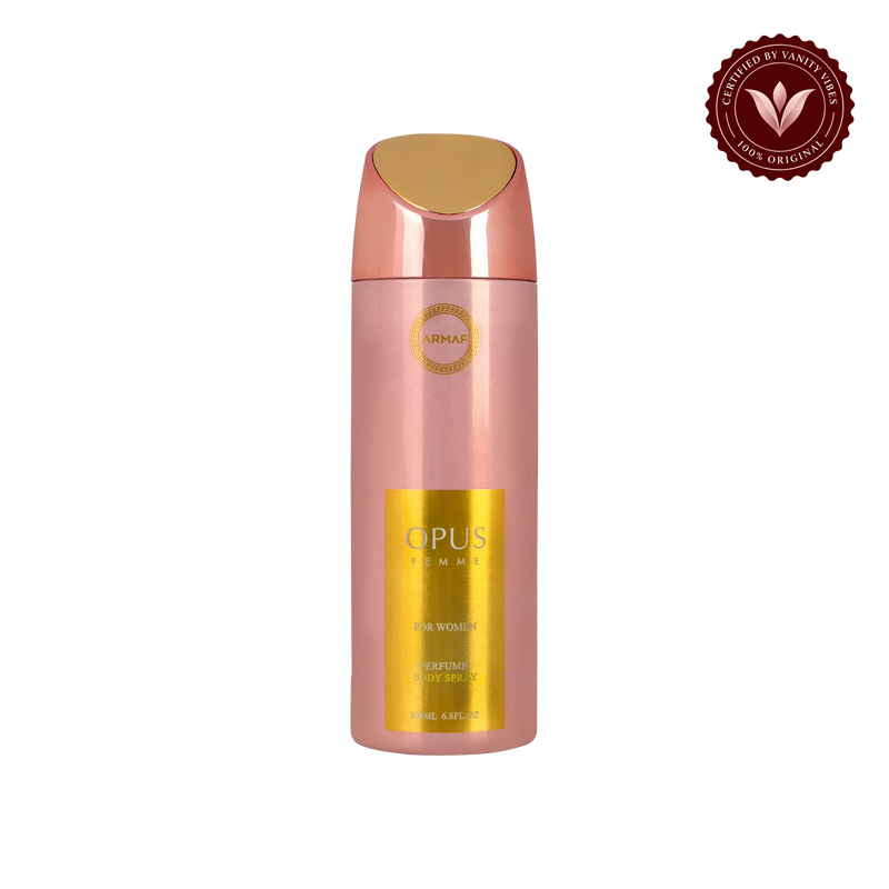 Armaf Opus Perfume Body Spray for Women 200ml — front product view, transparent background