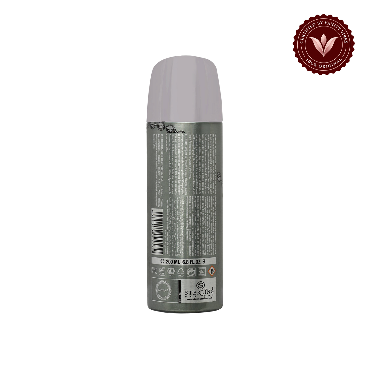 Armaf Tag Him Deodorant for Men 200ml — alternate product view, transparent background