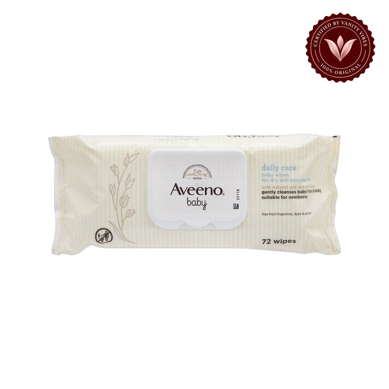 Aveeno Daily Care Face and Body Baby Wipes 72 Wipes — alternate product image