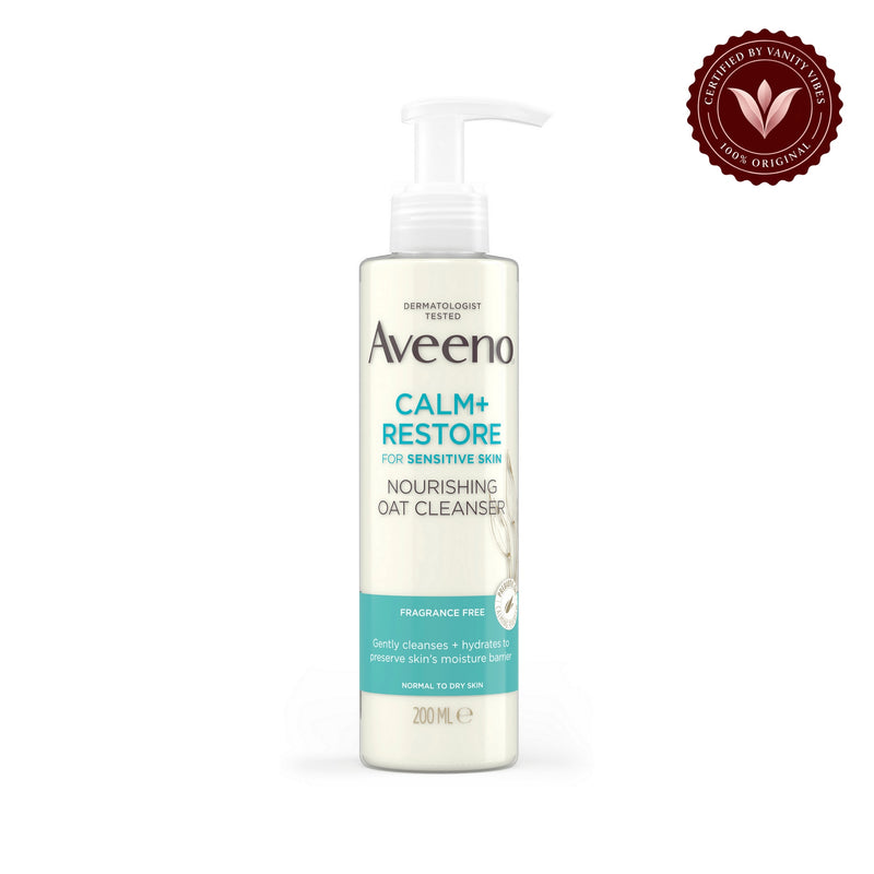 Aveeno Calm + Restore Gentle Nourishing Oat Face Cleanser 200ml — alternate product image