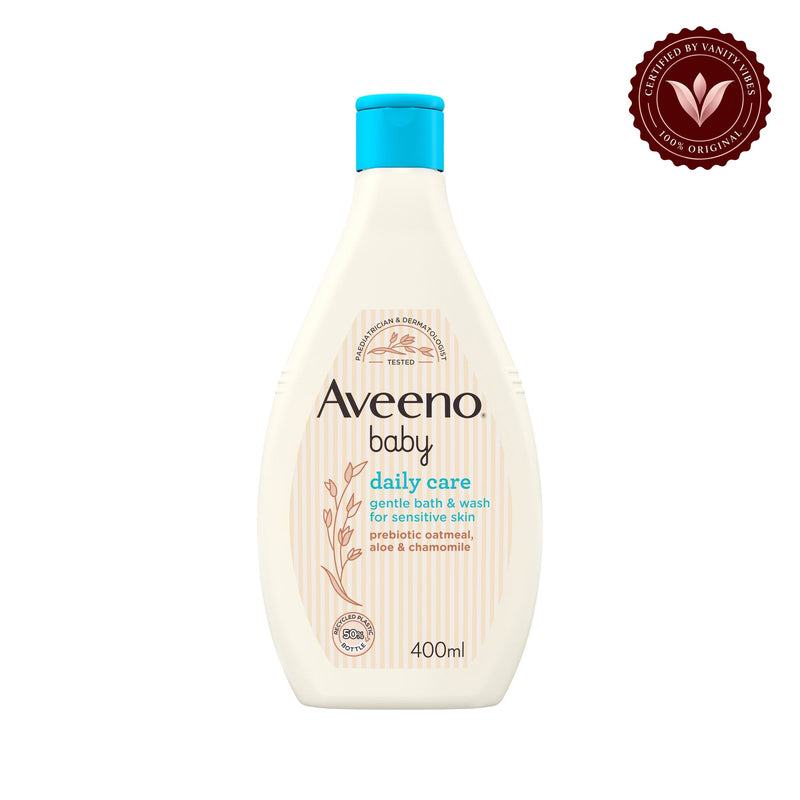 Aveeno Baby Daily Care Gentle Bath & Wash 400ml — front product image