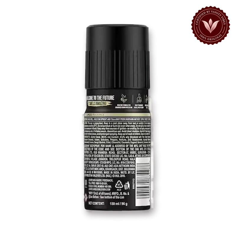 AXE BODY SPRAY GOLD TEMPTATION 150ml — secondary view, transparent background