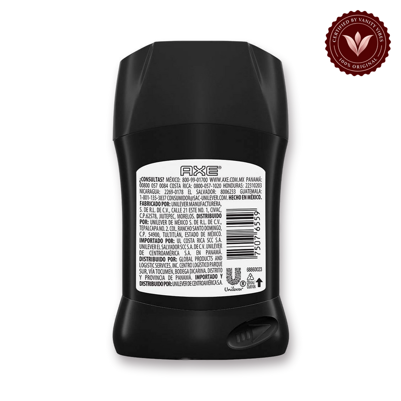AXE Dark Temptation Antiperspirant 48 Hour Anti Sweat Deodorant Stick 48g for Men — secondary view, transparent background