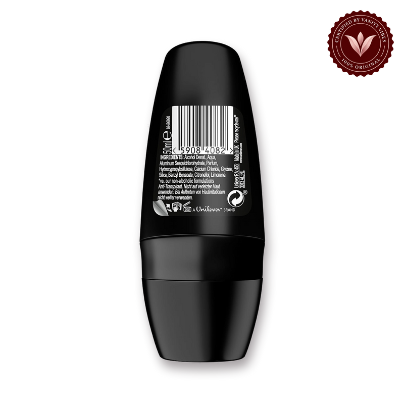Axe Black 48Hrs Anti Sweat Antiperspirant Deodorant Roll On 50ml — secondary view, transparent background