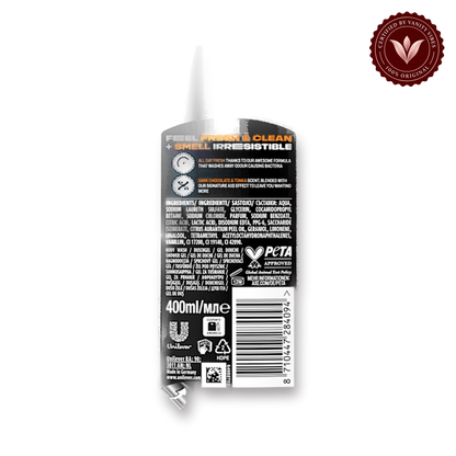 Axe Dark Temptation 12h Long Lasting Fragrance 3 In 1 Body Wash 400ml — secondary view, transparent background