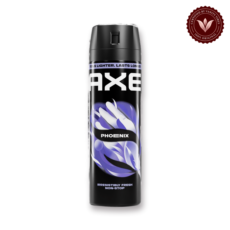AXE Phoenix Antiperspirant 48 Hour Sweat Protection Deodorant 152g for Men — front view, transparent background
