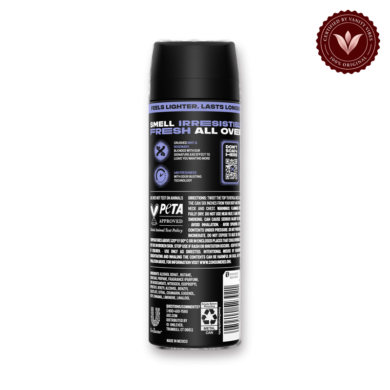 AXE Phoenix Antiperspirant 48 Hour Sweat Protection Deodorant 152g for Men — secondary view, transparent background