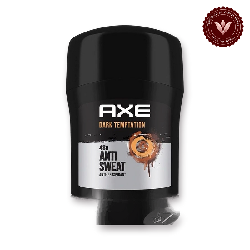 AXE Dark Temptation 48H Anti-Sweat Antiperspirant Deodorant Stick 40g for Men — front view, transparent background