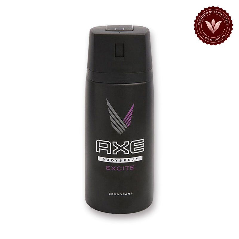 Axe Excite 48H Fresh Non stop Fresh Body Spray 150ml — front view, transparent background